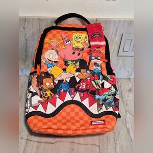 Sprayground Nickelodeon Shark Feast Backpack (NEW)